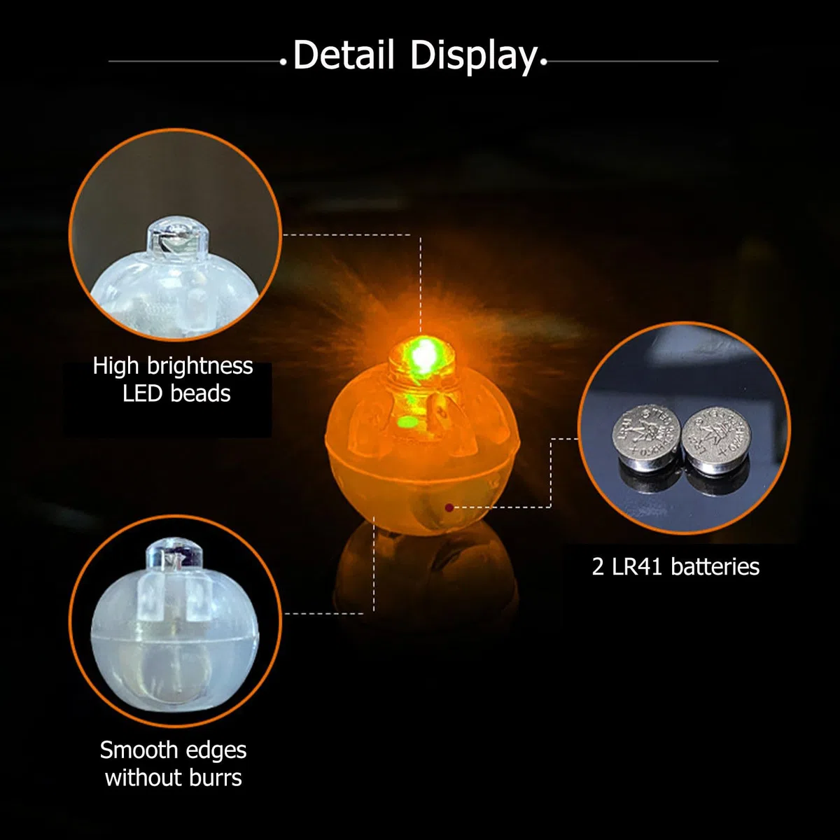50 Pezzi Mini LED Palloncini Luci,Rotondo Lampada a Palloncino,Lampada a Palloncino,Luci a LED per Palloncini Luminosi per Matrimonio Halloween Festa di Natale Decorazione(Bianco Caldo)
