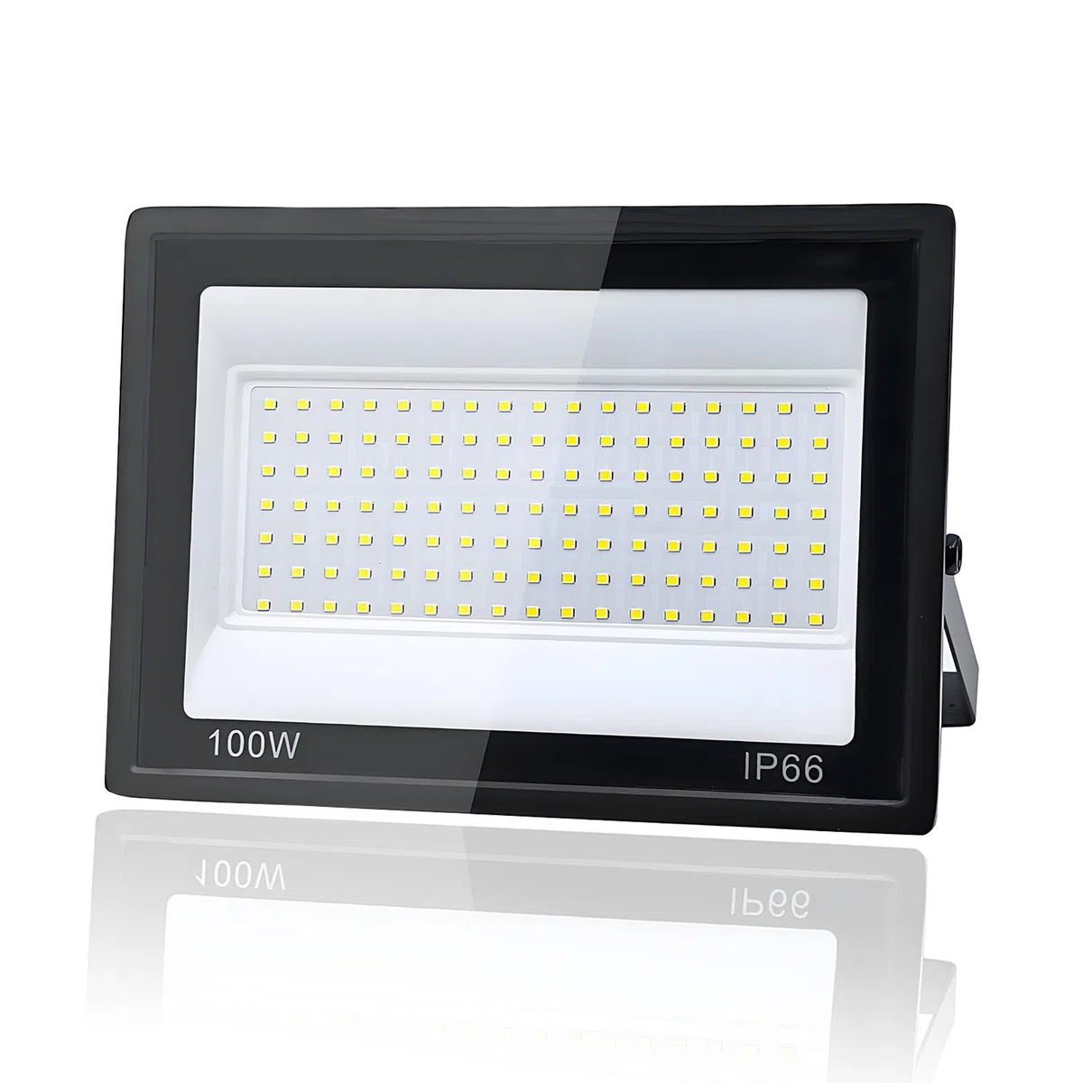 Faro LED Esterno 100W, 1M Cavo Bianco Freddo 6500K, IP66 Impermeabile Farettdao led esterno, 10000LM Faretti LED Esterno, per Giardini, Terrazze, Cortili, Piazza, Parchi, Garage, Fabbriche