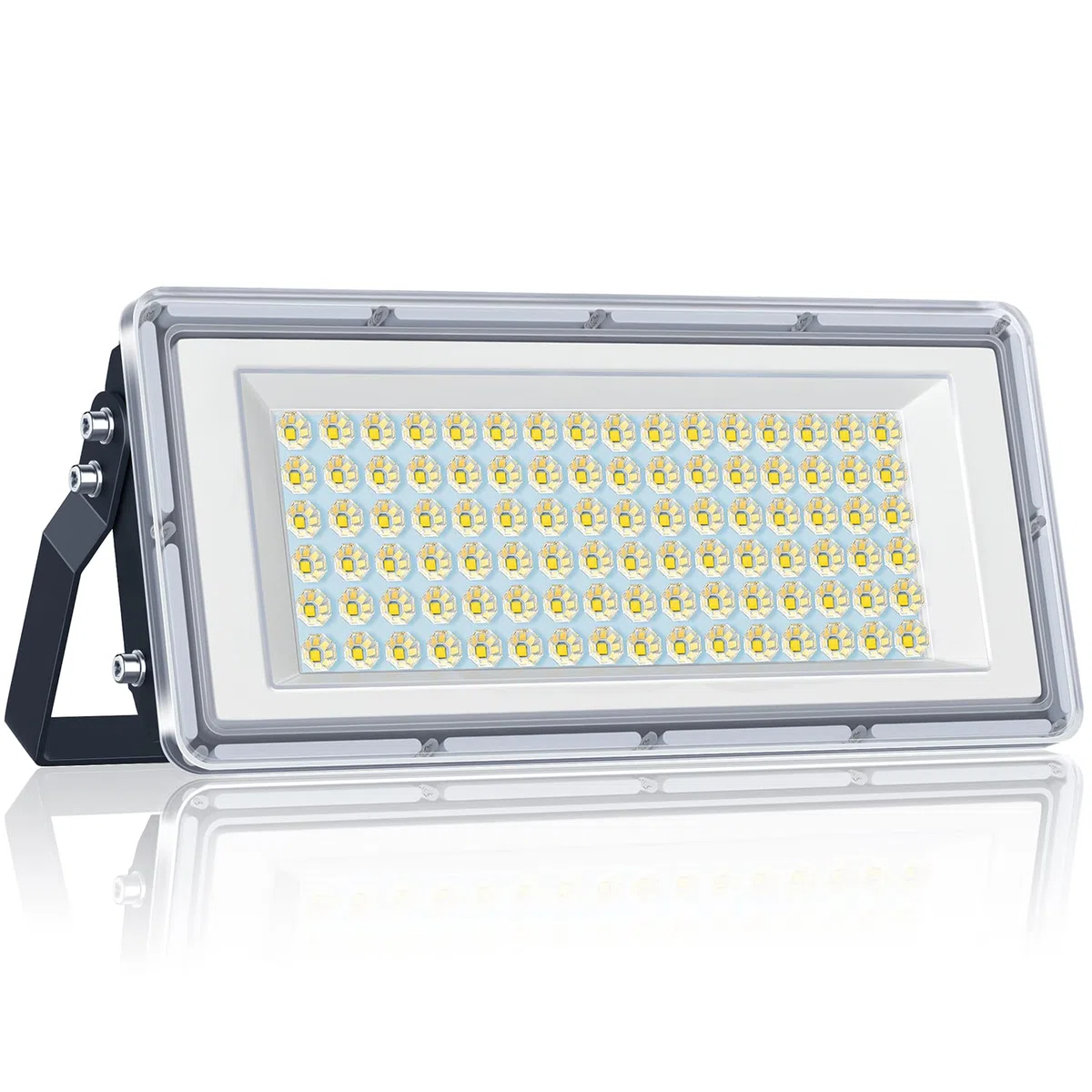 YIQIBRO Faretto LED da Esterno 100W, IP67 Impermeabile Faro LED Esterno, 10000LM Bianco Freddo Luce Per Terrazza, Giardino, Garage, Fabbrica, Stadio, Piazza