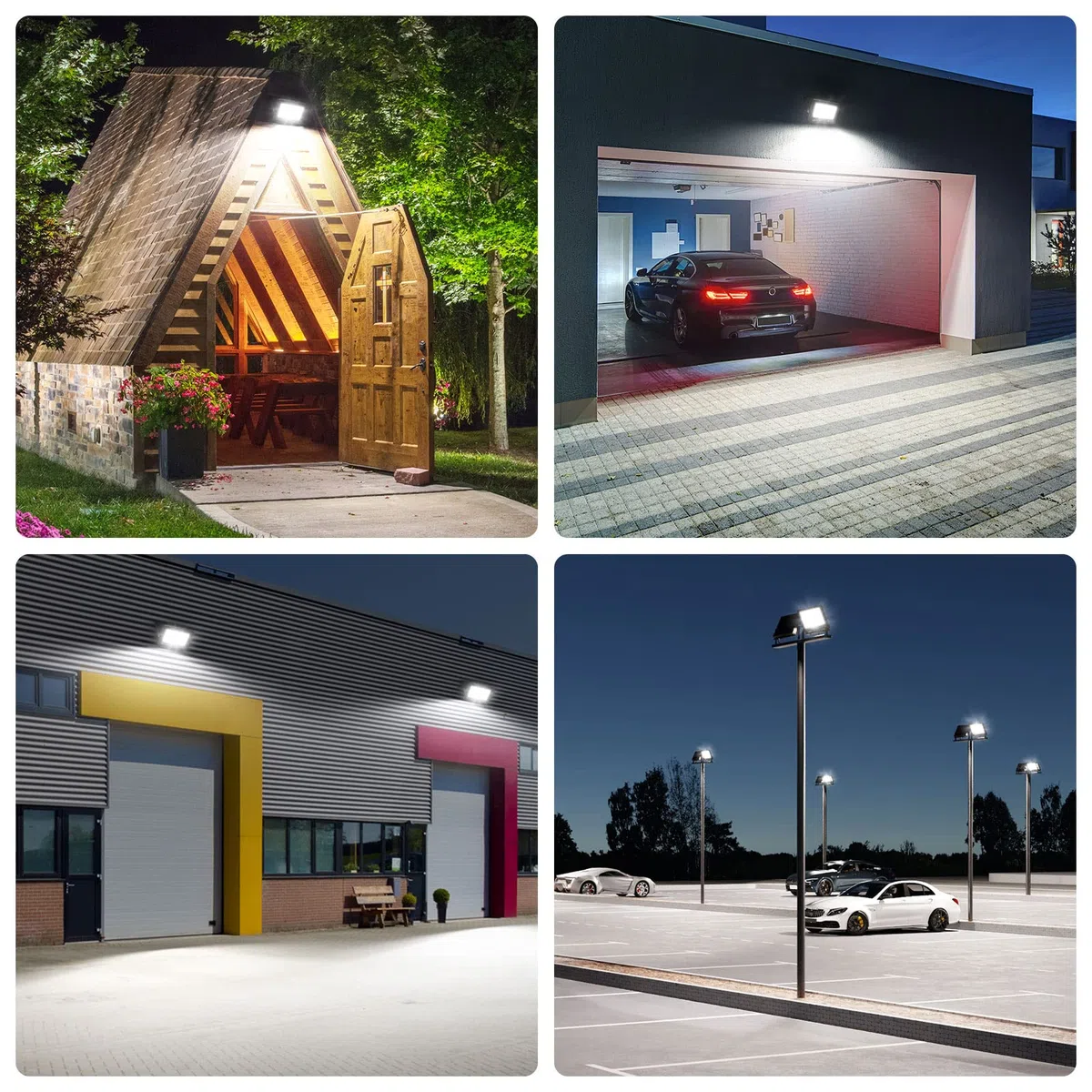 Lepro Faretto LED da Esterno 50W, Faro LED Esterno Impermeabile IP65, Proiettore 4250 Lumen Bianca Naturale 5000K Super Luminosa, Luci di Sicurezza per Terrazza, Giardino, Corridoio, Garage