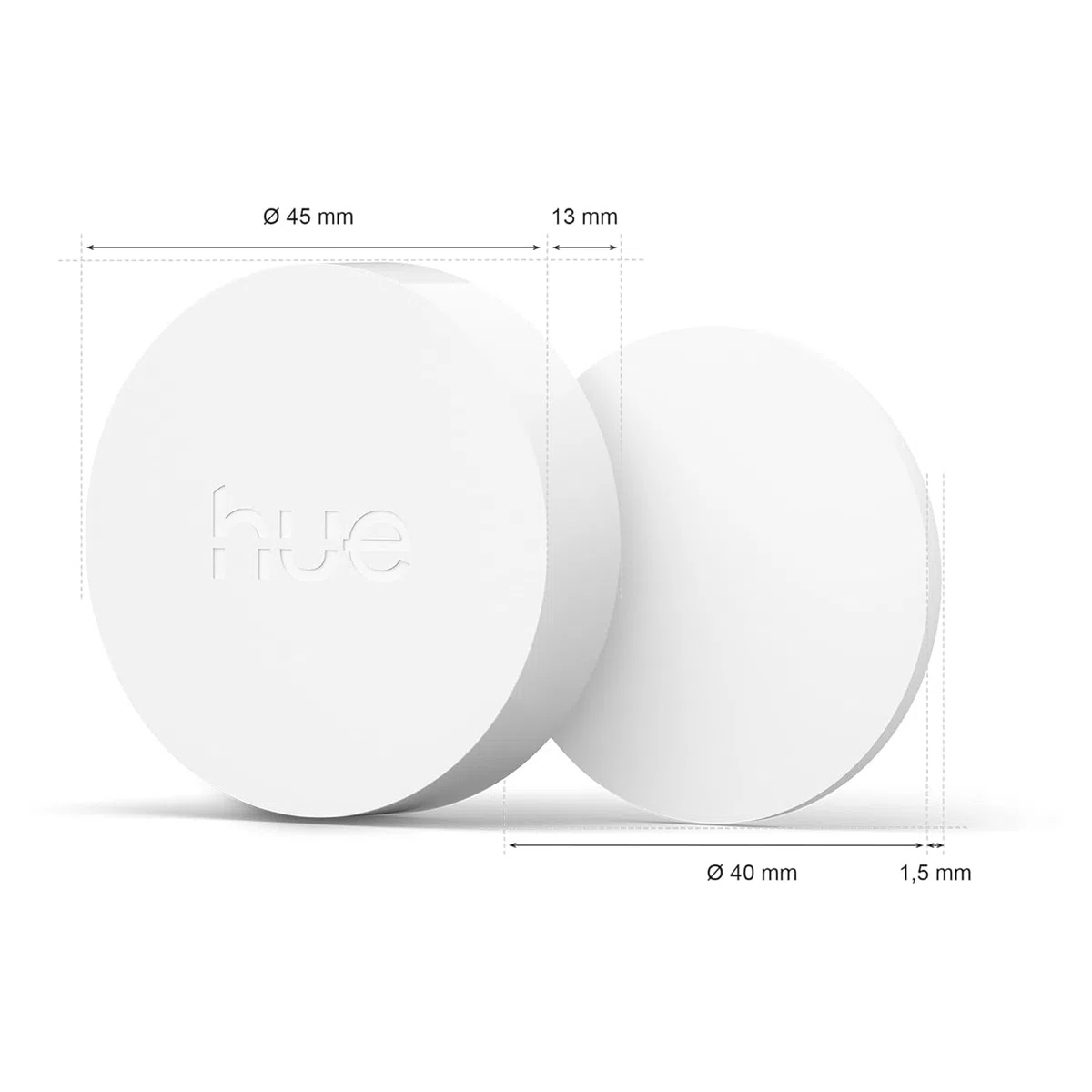 Philips Hue Smart Button, Nuova Generazione, Wireless, Controllo Luce Smart, Accessorio per Zona Living e Bagno