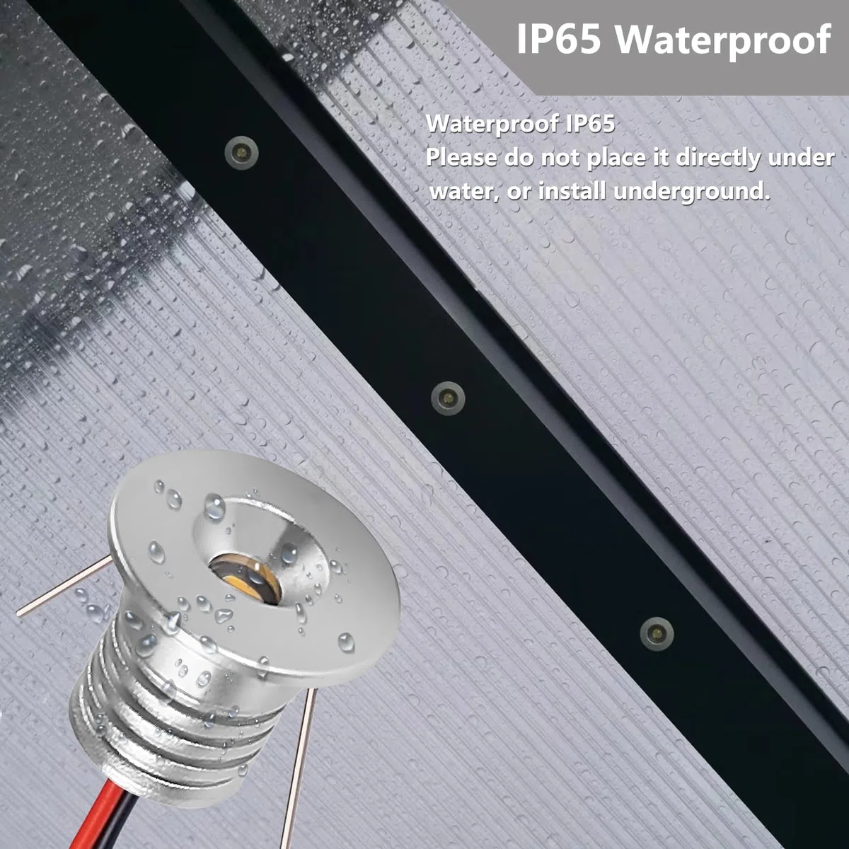 Faretto da incasso 1W 9 pezzi Mini Luci da incasso 12V Faretto a LED per soffitto camera da letto Armadietto del bagno Scala per posto auto coperto (Argento Bianco Caldo 3000K)