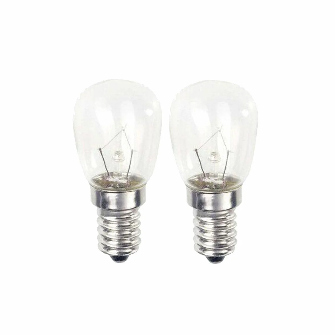 Kit 2 Pezzi Lampadina 24V 25W E14 Bassa Tensione X Basculanti e Lampeggianti Cancelli Forma Peretta
