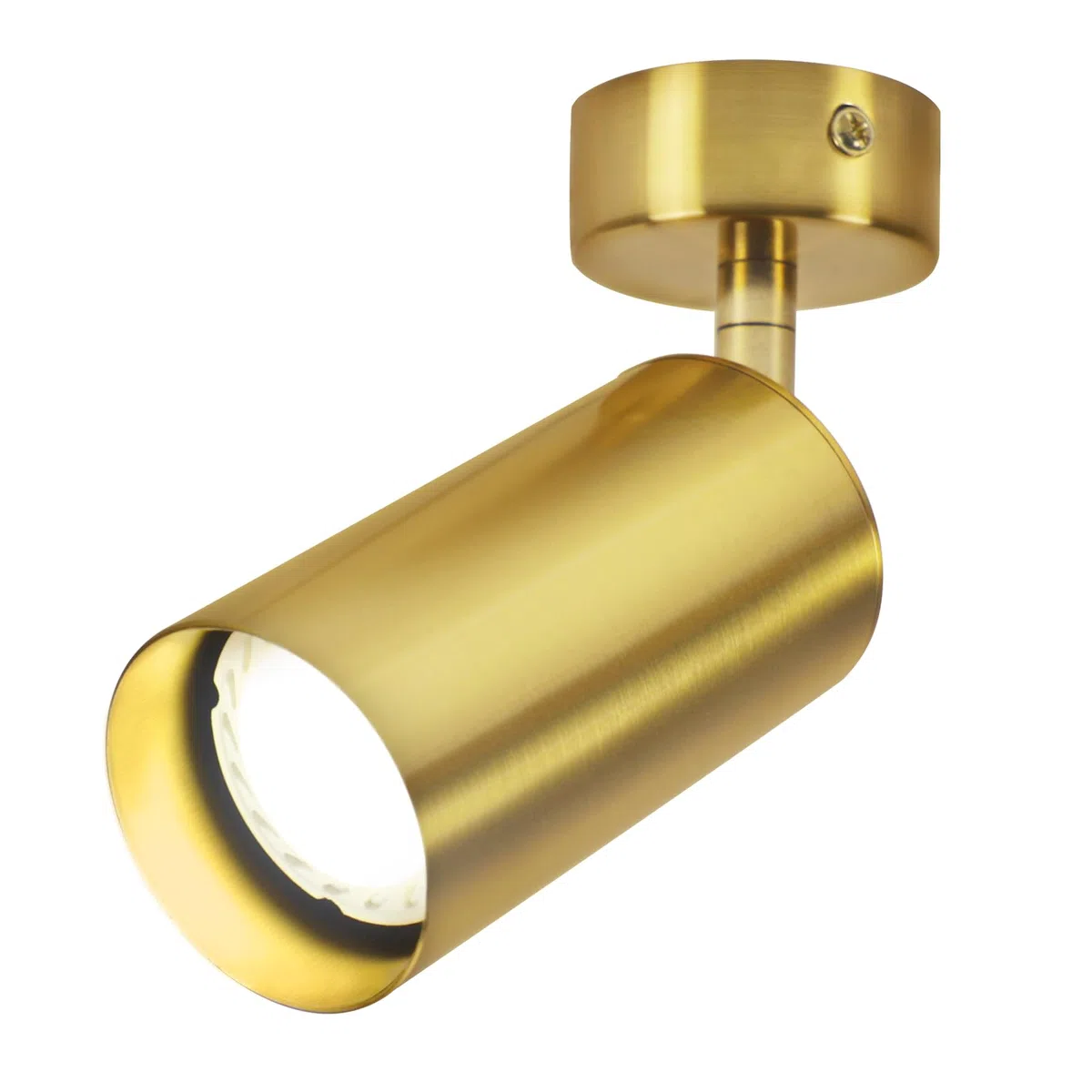 ZMH Faretto a soffitto a LED Faretto a soffitto da lettura luce da parete dorata Faretto a parete in metallo 360 ° attacco GU10 lampada da letto lampada flessibile (lampadine NON incluse)