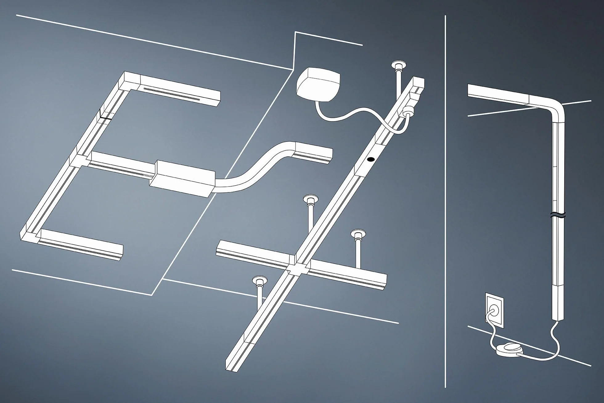 Paulmann 96831 accessori illuminazione a soffitto, Argento