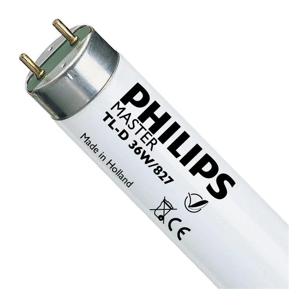Philips - Lampada fluorescente TL-D, 36 Watt, luce bianca naturale (827)