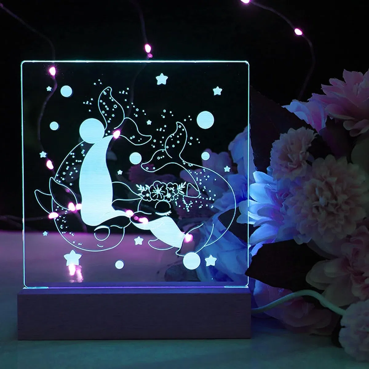Stileitaliano Regalo San Valentino lampada led personalizzata Spotify canzone regali di coppia per lui e lei fidanzata fidanzato (Spotify)