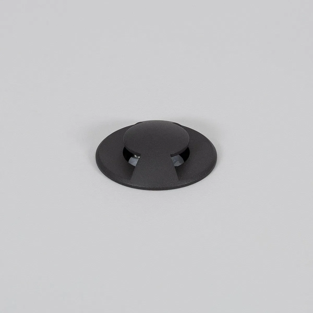 LEDKIA LIGHTING Segnapasso LED Incasso a Terra per Esterno 2L 24V DC Loto Nero 4000K Bianco Naturale