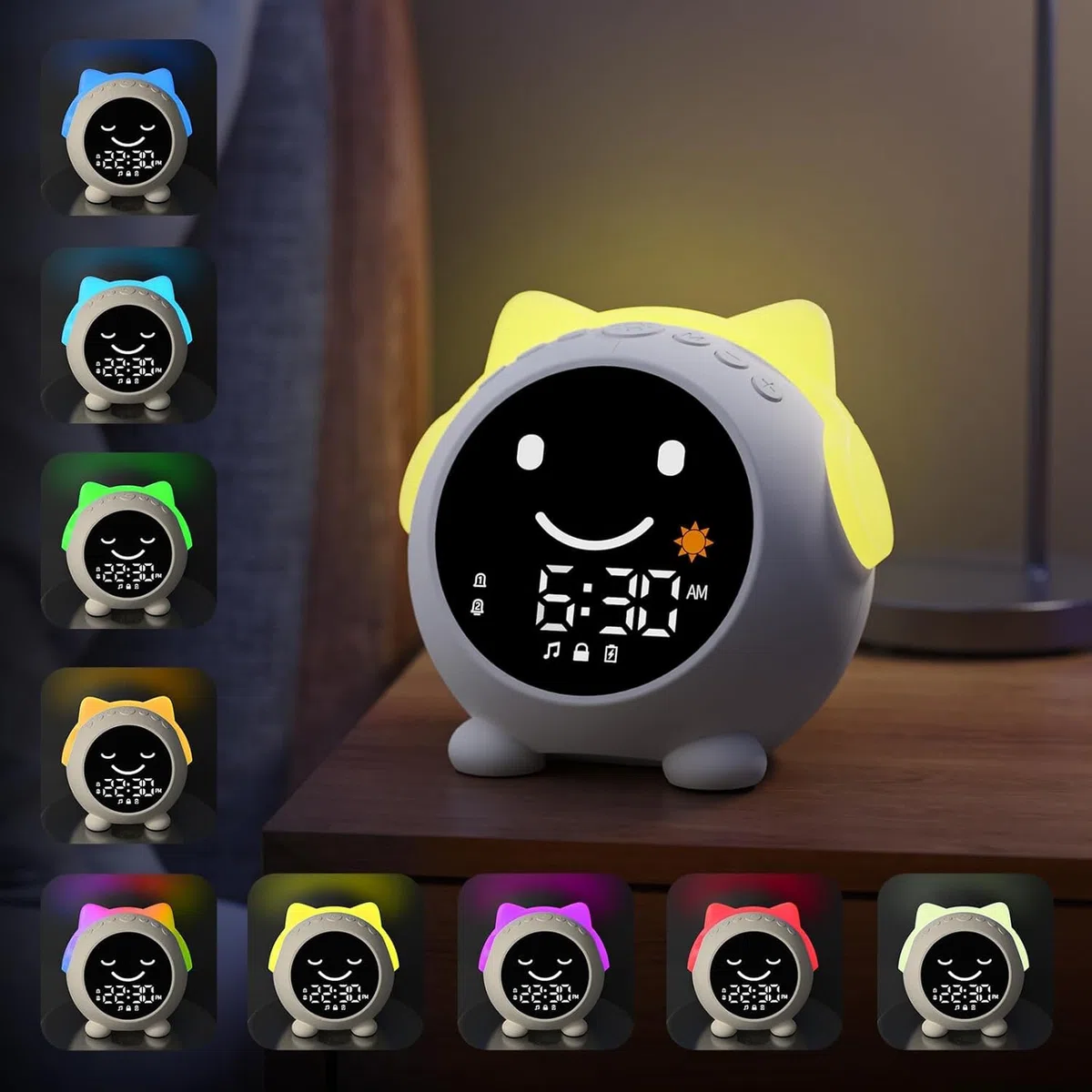 Sveglia per bambini, orologio OK to Wake con luce notturna. Timer Nap Timer, sveglia per bambini, allenamento per il sonno dei bambini, decorazione per la cameretta, idea regalo per
