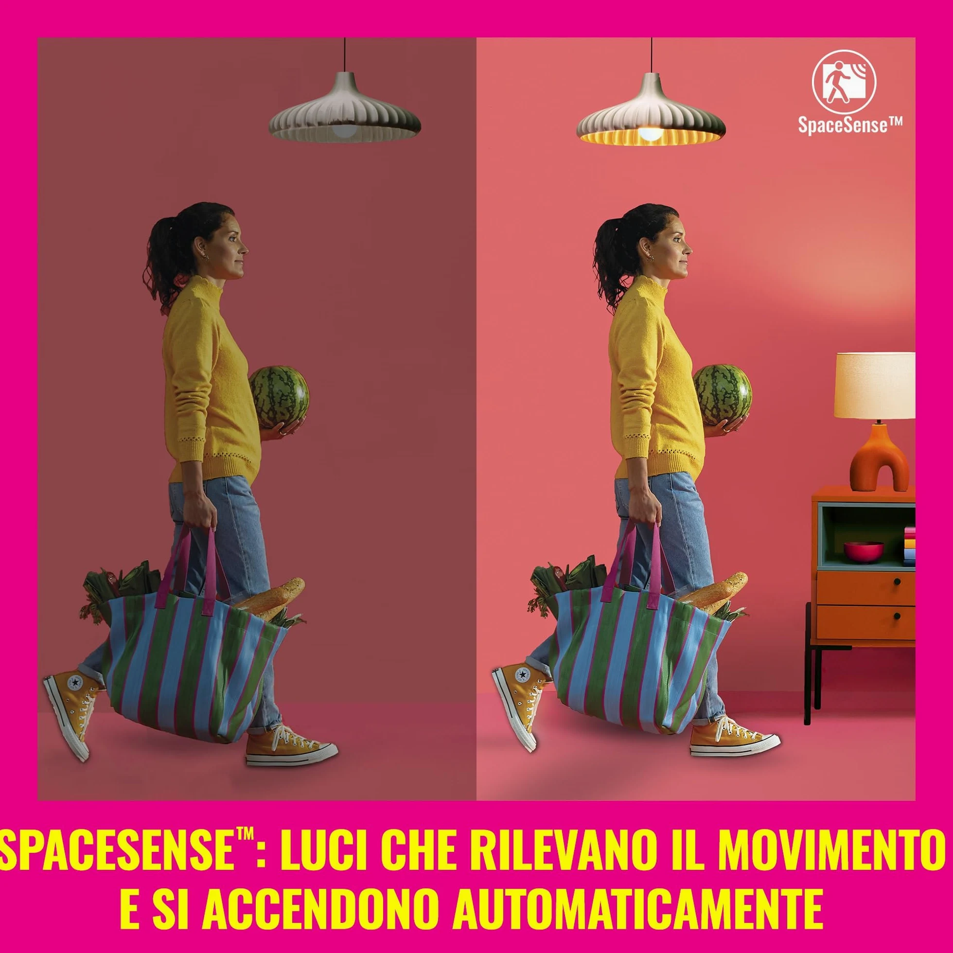 WiZ Faretto Smart Imageo WiFi, Luce Bianca da Calda a Fredda Dimmerabile, 5W, Bianco, Tecnologia SpaceSense, Controllo Vocale (Alexa, Apple HomeKit, Google Home)