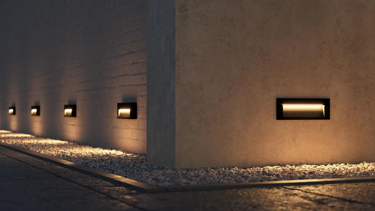 BENEITO FAURE Faretto Led segnapasso da incasso a parete Tween - 5W, Switch CCT, Illuminazione Interni ed Esterni​, corridoi o passaggi (Nero)