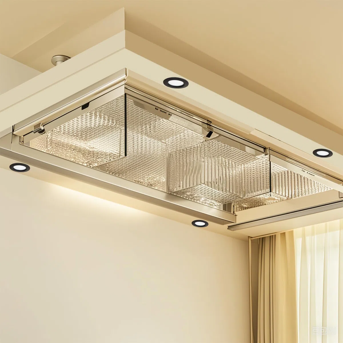 HCFEI Set di 3 faretti da incasso a LED da 12 V, ultra piatti, 3 W, foro da 55 mm, con cavo da 2 m, IP44, per armadi a specchio, vetrine, mobili e armadi (nero, 3000 K)