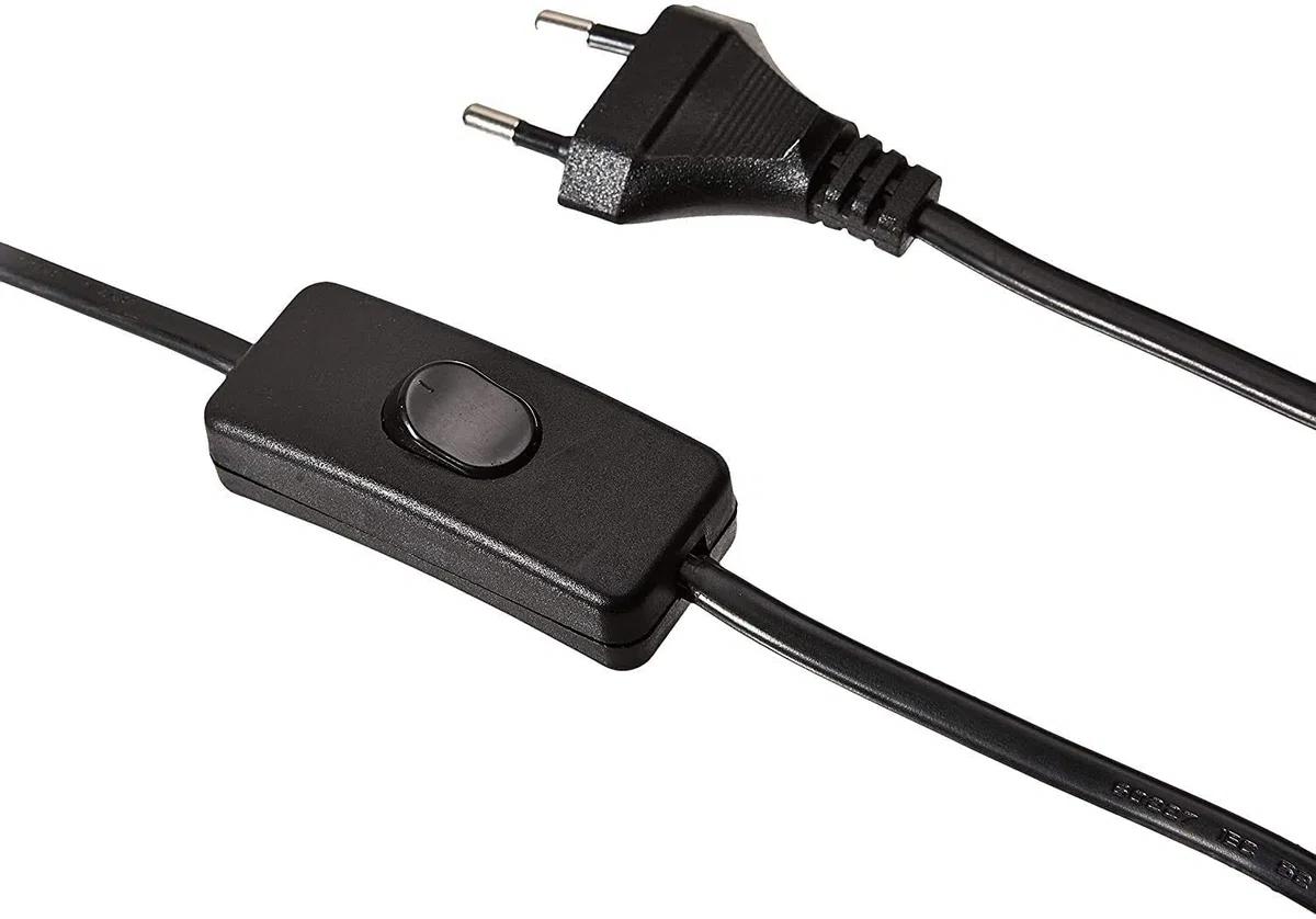 Velamp CHARLY Spot Clip, Lampada Morsetto, Faretto LED con Pinza, 360 Lumen (5W) con Cavo ed Interruttore. per Camera Bimbo, Scrivania, Studio 5 W, Nero