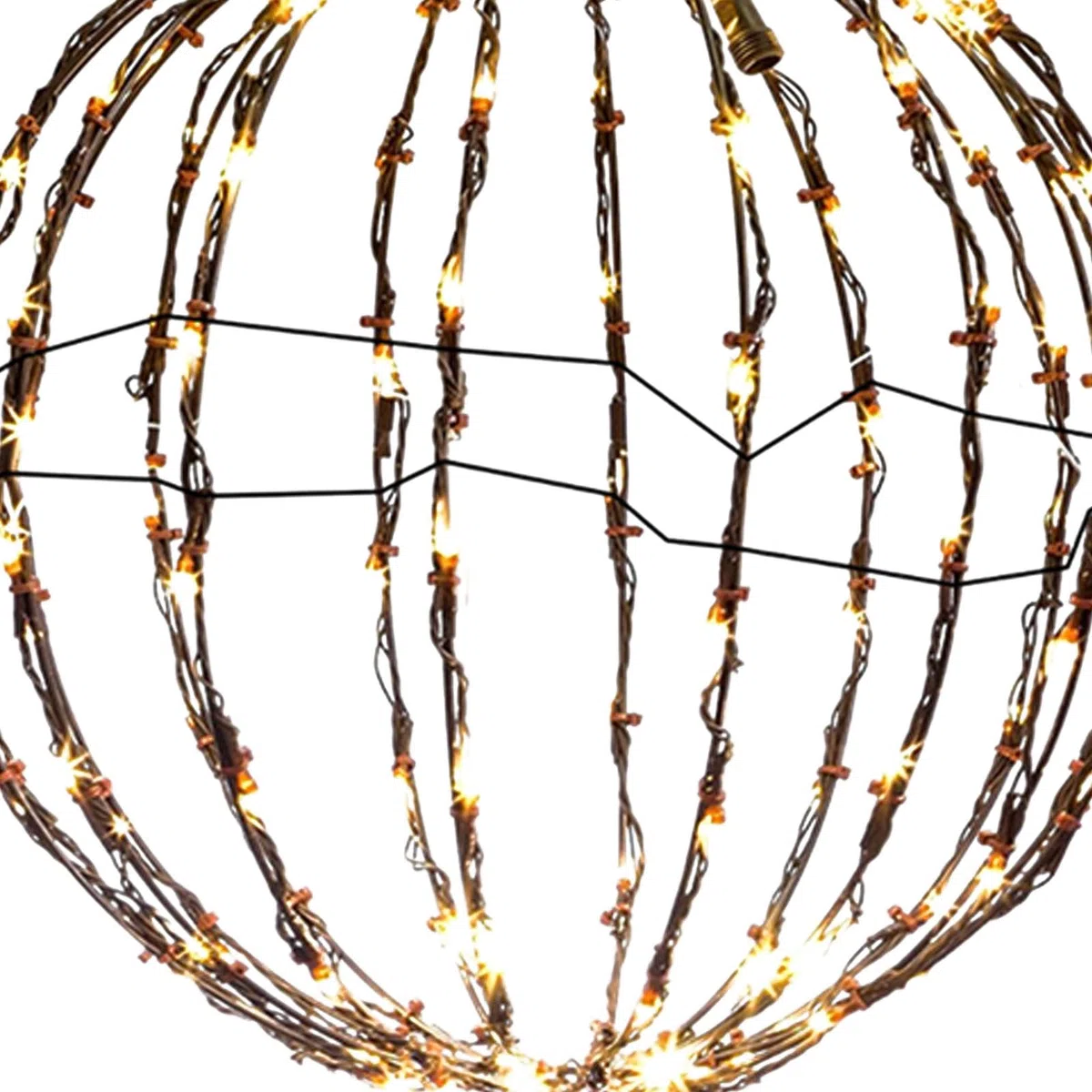 Generico luminosa a LED, illuminata di Natale,Luci sferiche a LED di Natale - Luci per alberi da festival, luci da esterno appese per matrimoni, patio, alberi, giardino