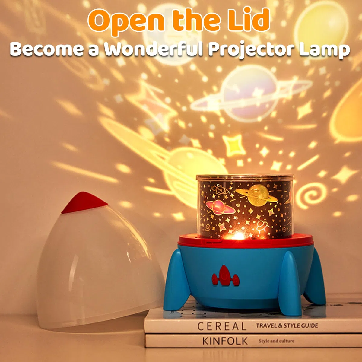 Proiettore cielo stellato per bambini con 8 film, luce notturna per bambini, luce notturna per bambini, proiettore con stelle Bluetooth, regalo di Natale per ragazzi e ragazze, decorazione