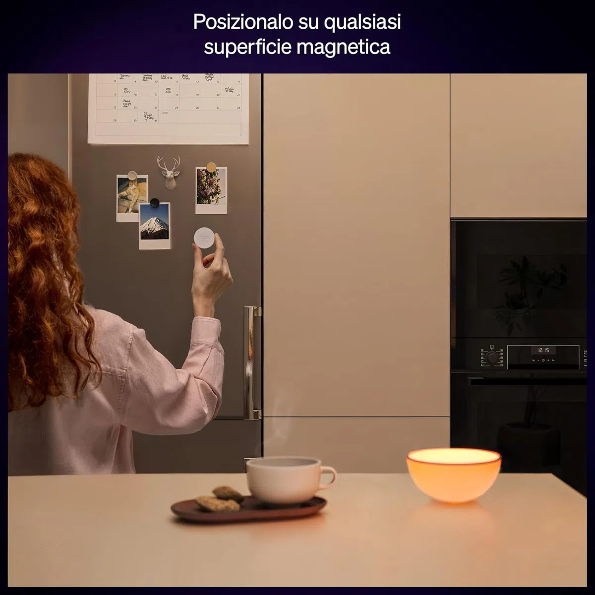 Philips Hue Smart Button, Nuova Generazione, Wireless, Controllo Luce Smart, Accessorio per Zona Living e Bagno