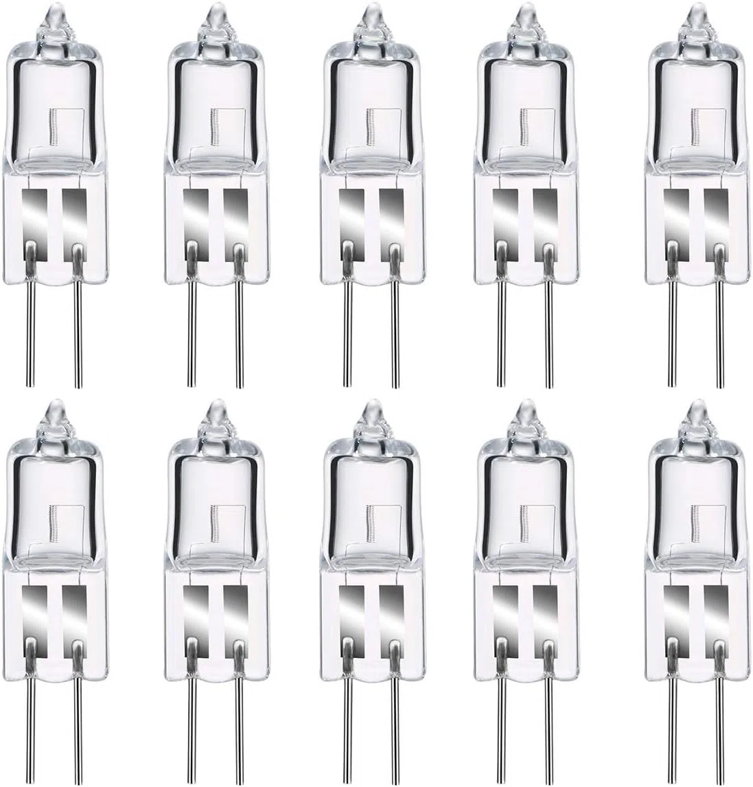 Osram Halostar Starlite 64440 S - Confezione da 10 pezzi, 50 Watt, 12 Volt, GY6.35, luce bianca calda, 910 lumen, lampadina alogena a spina, lampada con attacco a innesto