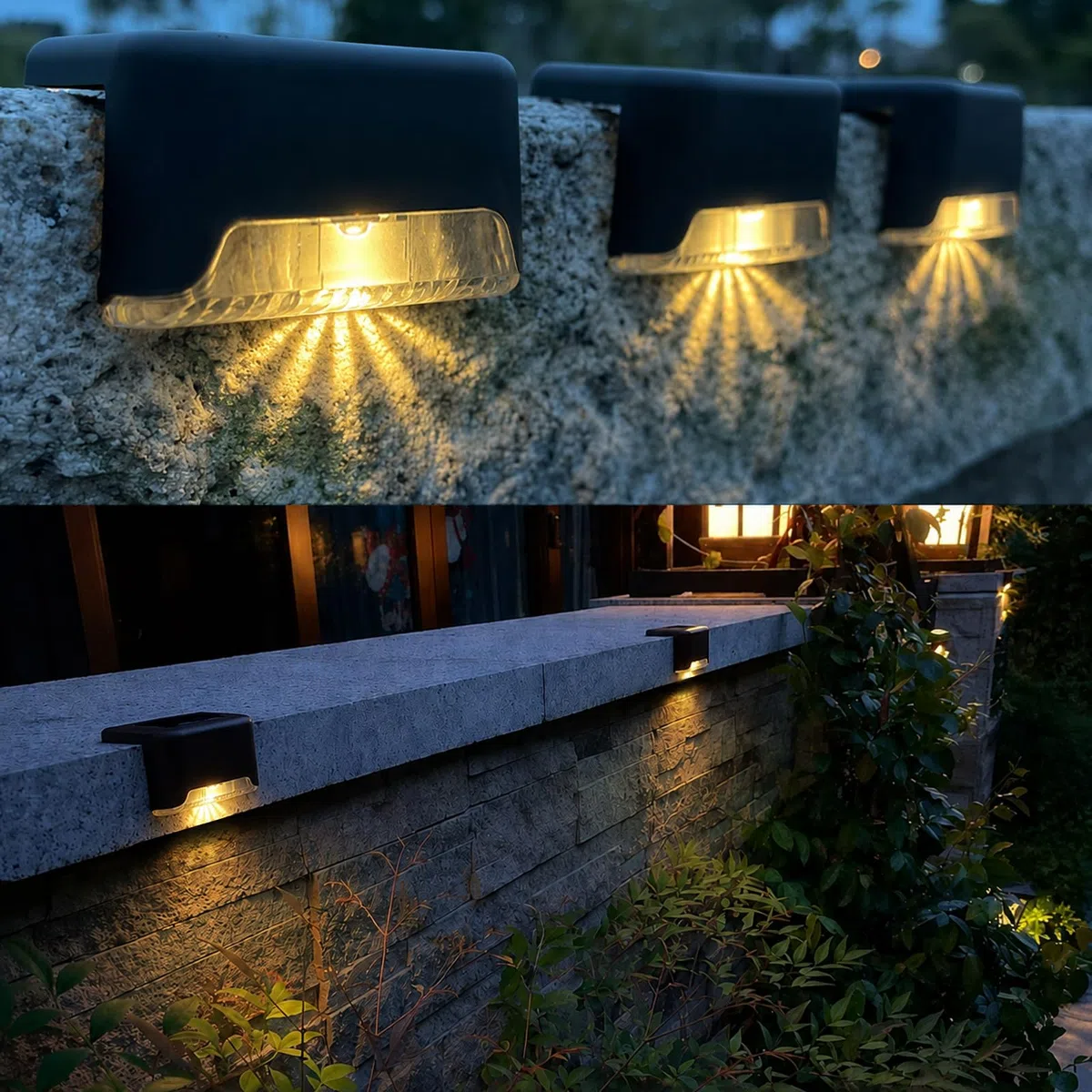 Luci Led Solari Scalini per Esterno 8Pack Segnapassi Led Solari Bianca Calda Luci Solari Esterno Giardino