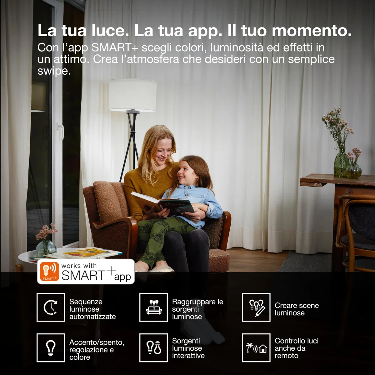 LEDVANCE Lampada Smart LED con Wifi, base E27, dimmerabile, colore della luce variabile (2700-6500K), forma a globo, opaco, controllabile con Alexa, Google e App, 1 confezione