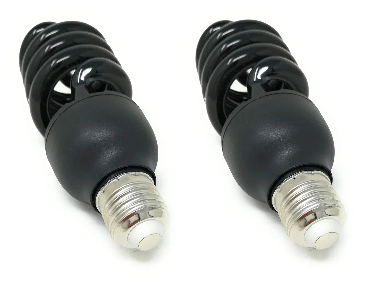 TEMPO DI SALDI 2 X Lampadina A Spirale Uv Luce Nera Da 28W Per Discoteca Feste Effetto Fluo