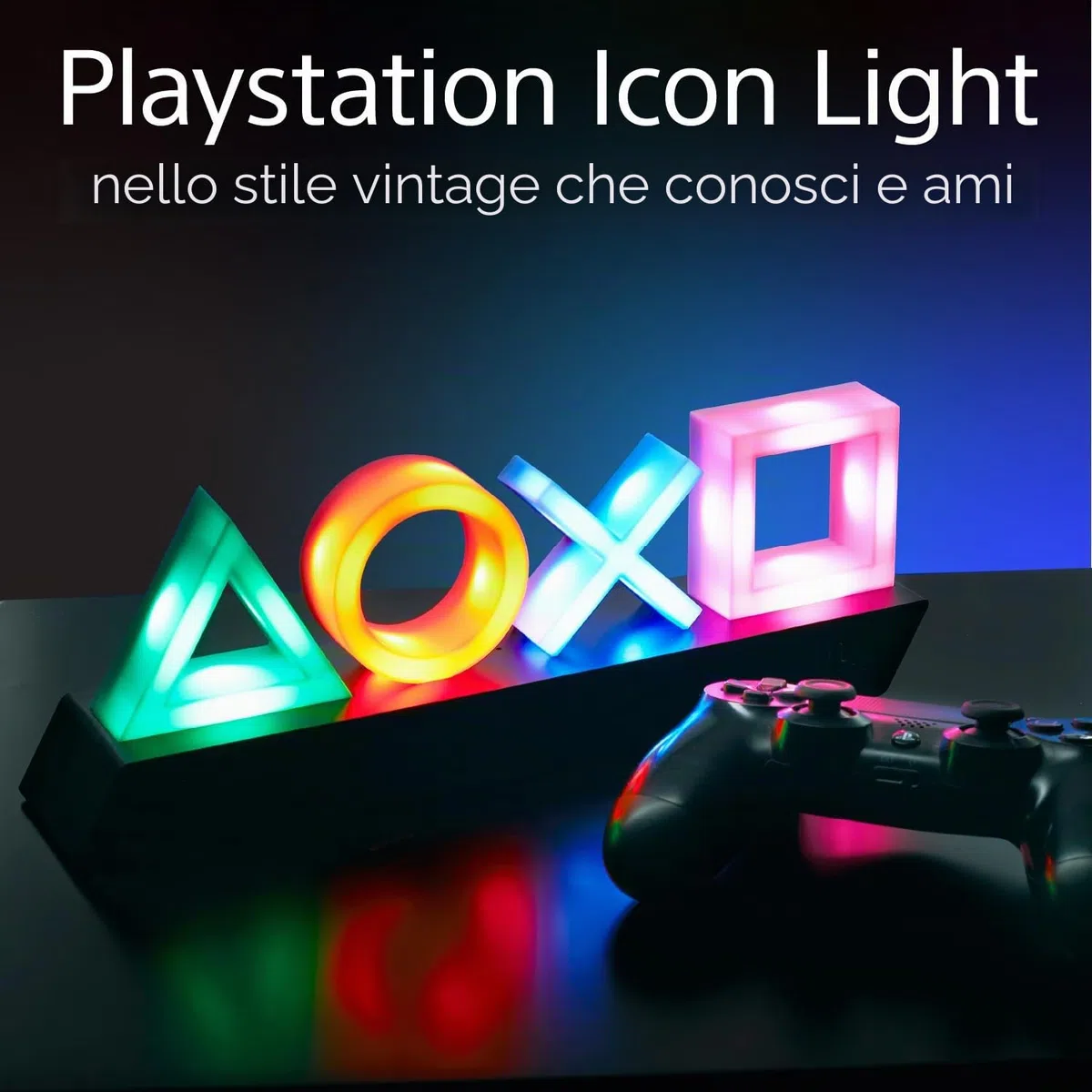 Paladone Playstation Luce Simboli con Tre Modalità