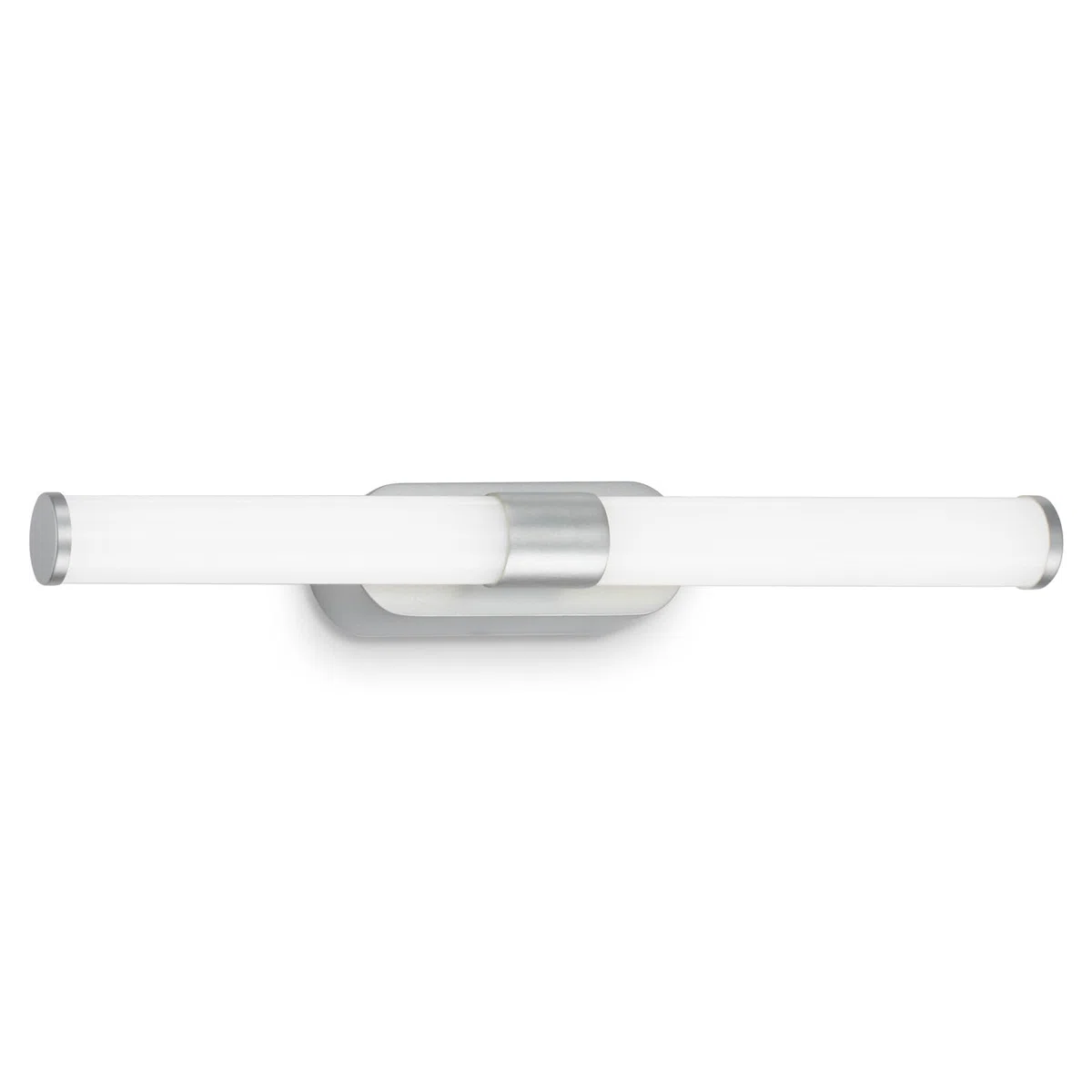 BRILONER - Lampada a LED per specchio da bagno, lampada da specchio per il bagno, lampada da parete, applique, IP44, tonalità di luce bianco neutro, 7W, finitura cromata opaca, 40 cm.