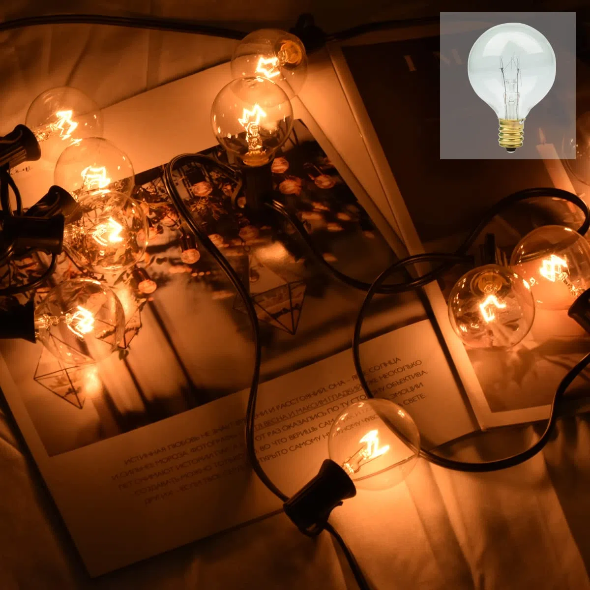 Lampadina Di Ricambio G40, 25 Pezzi, 7 W, 2200 K, Luce Bianca Calda, Lampadina Edison, E12, Per Balcone, Veranda, Feste, Terrazze, Matrimoni, Balconi, Decorazioni, Tensione 220-240 (bianco Caldo)