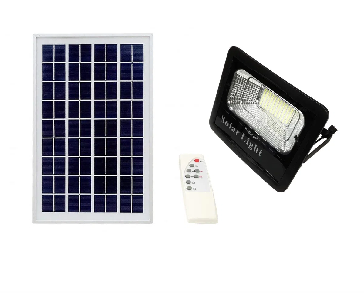 TEMPO DI SALDI Faro A Led Da 50W SMD Luce Bianca Con Pannello Solare, Sensore E Telecomando