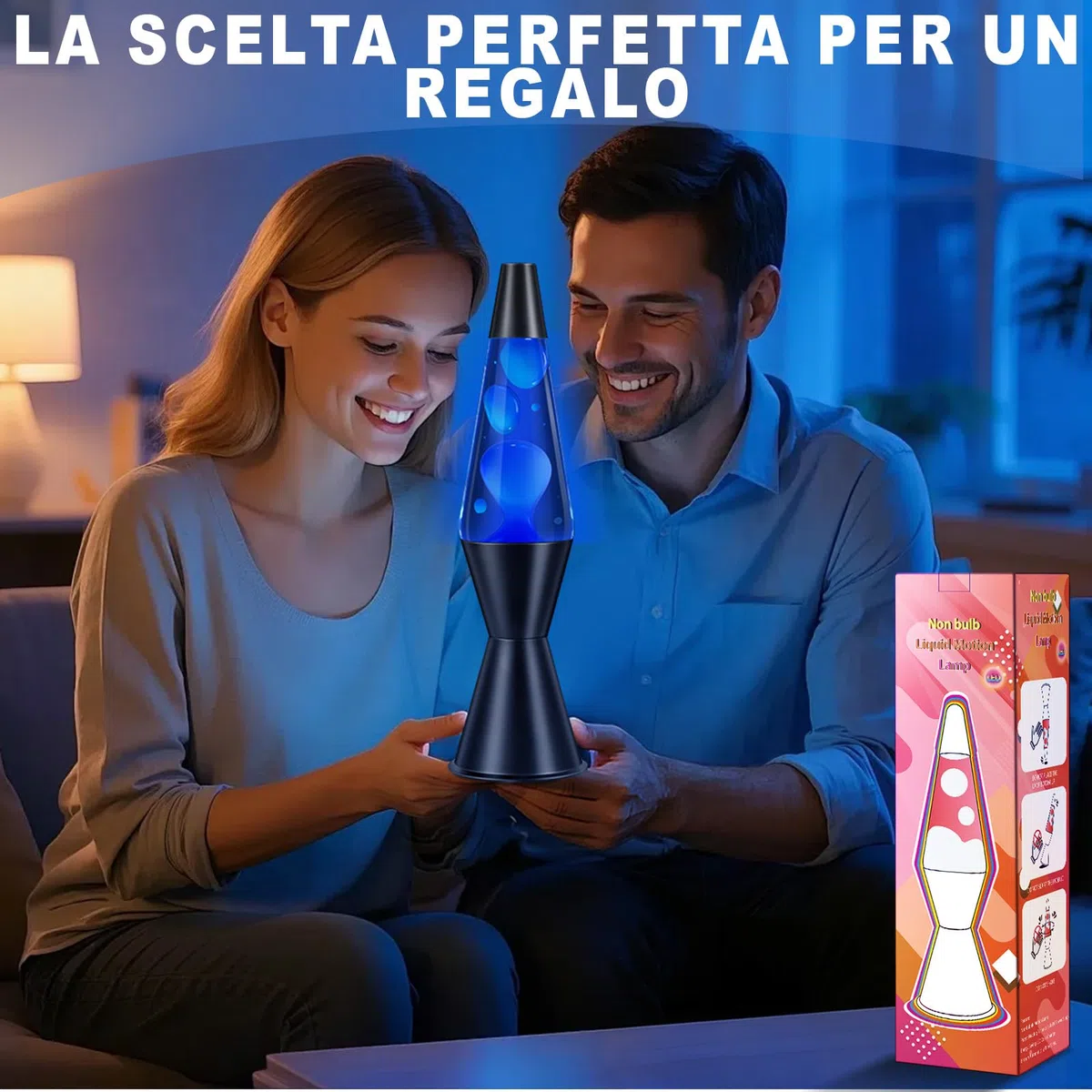 BuzzoXerex Lavalampe, Lava Lampe 38 CM 17 Colori, Lavalampen con Telecomando Lava Lamp per Adulti e Bambini Ideale per Casa, Camera da Letto, Ufficio, San Valentino e Compleanni