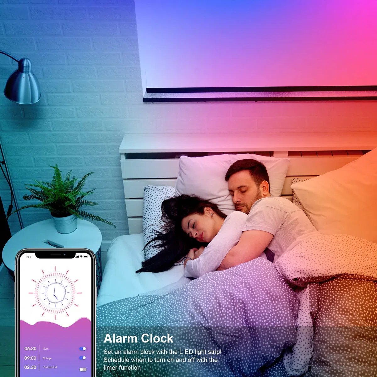 Striscia LED, 10M Impermeabile Strisce LED Luci LED RGB, Bluetooth Strisce LED con Controller App e Telecomando, Striscia Luminosa LED con Musica Sync per la Decorazione di Interni ed Esterni