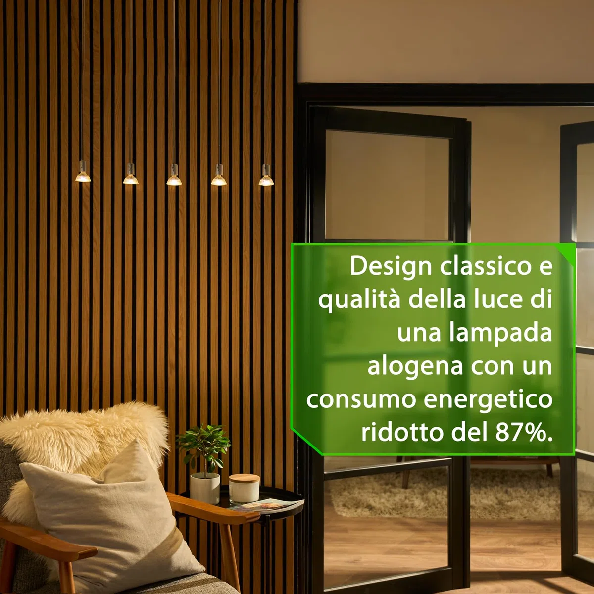 greenandco 5x MR16 GU5.3 | dimmerabile | sostituisce 45W | bianco caldo 3000K | IRC 90+ | 6,5W 510 lm | 38° | senza sfarfallio | COB LED spot | 12V AC/DC