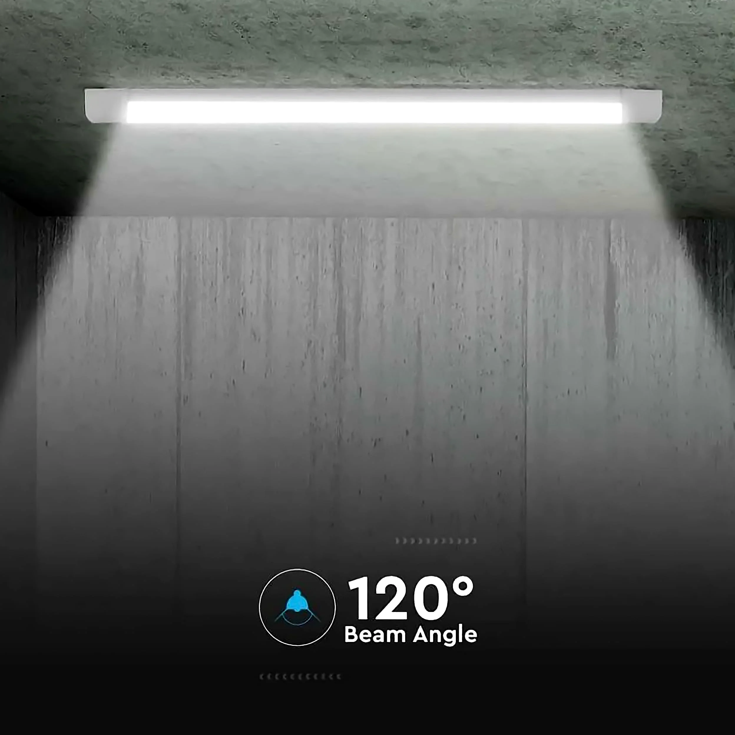V-TAC 2x Plafoniera LED Lineare da Soffitto 120 CM - 40W - PRO SERIES - Lampada Rettangolare 4800 Lumen - IP20 per Parete, Garage, Negozio, Magazzino - Plafoniere Tubo - Luce Naturale 4000K