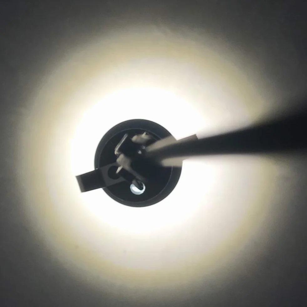 4 x Mini Faretti LED da Incasso 3W Bianco Caldo,Luci Mini Faretto LED Per Il Vetrina Station di Interni Illuminazione Cartongesso Incl.Seperated Trasformatore