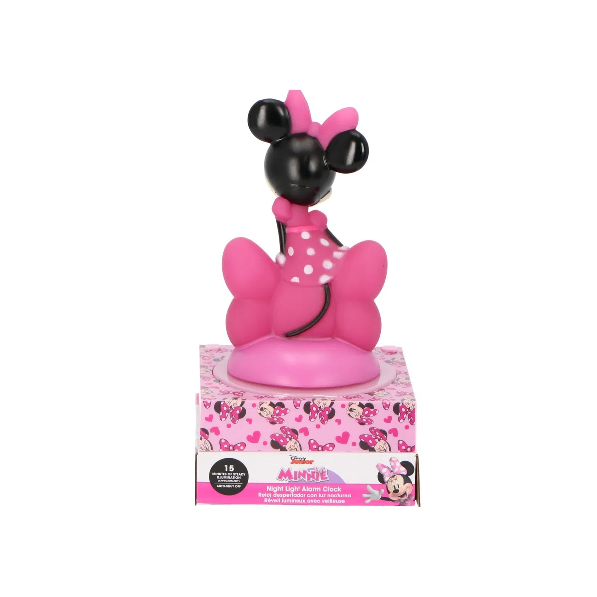 Minnie Mouse 3D Wekker mette nachtlampje in geluiden