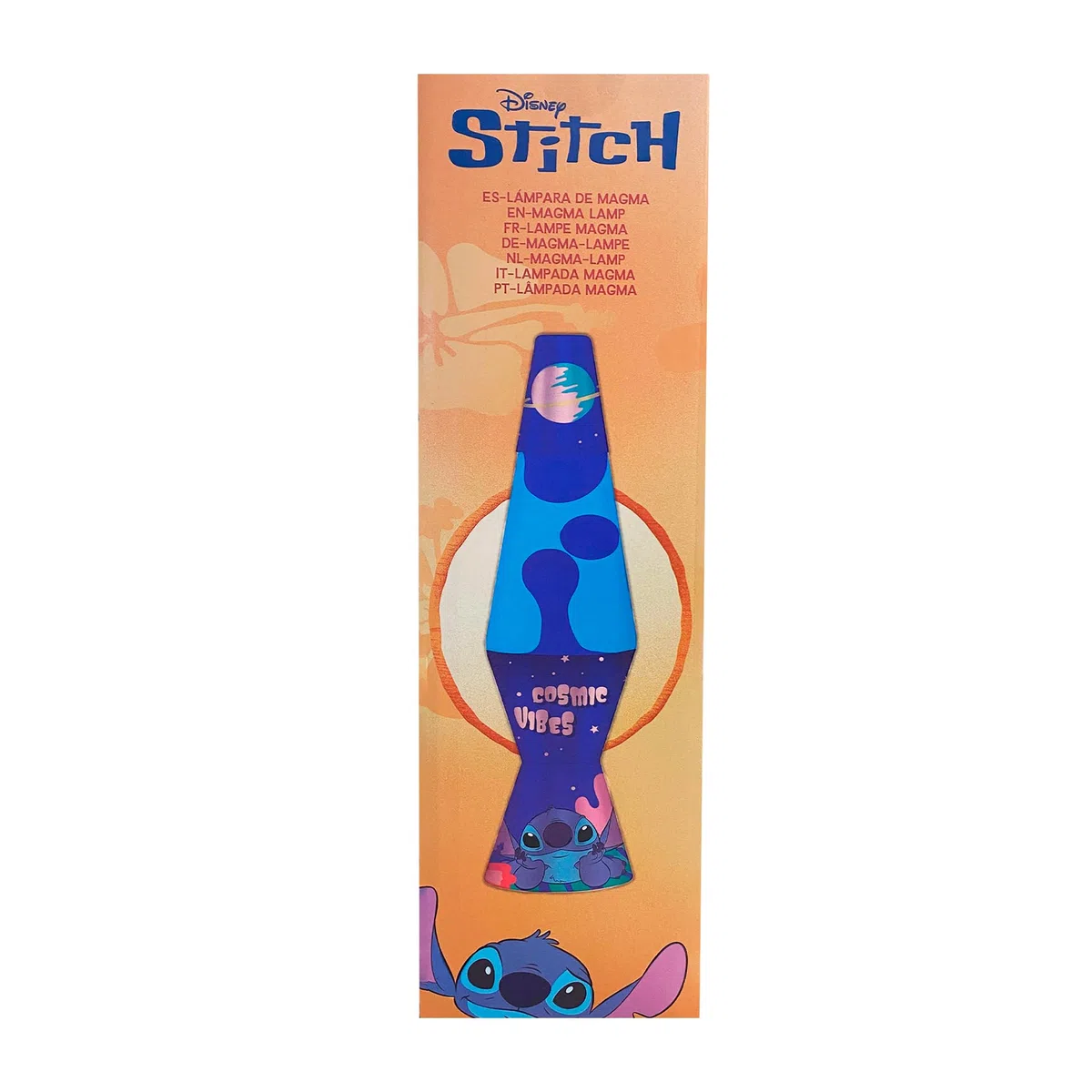 WONDEE Disney Lampada Lava Stitch, [5 Modelli] Decorazione per la Stanza Stich ipnotica e antistress, Lava Lamp Originale Bambini con il tuo personaggio preferito, Regalo Stitch Bambina e Adulte