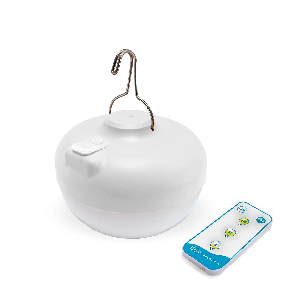 Newgarden - Luce di emergenza e da campeggio a LED Cherry. Luce portatile con gancio e magnete, senza fili con batteria ricaricabile USB. 900 lumen e fino a 20 ore di utilizzo. Resistente IP54