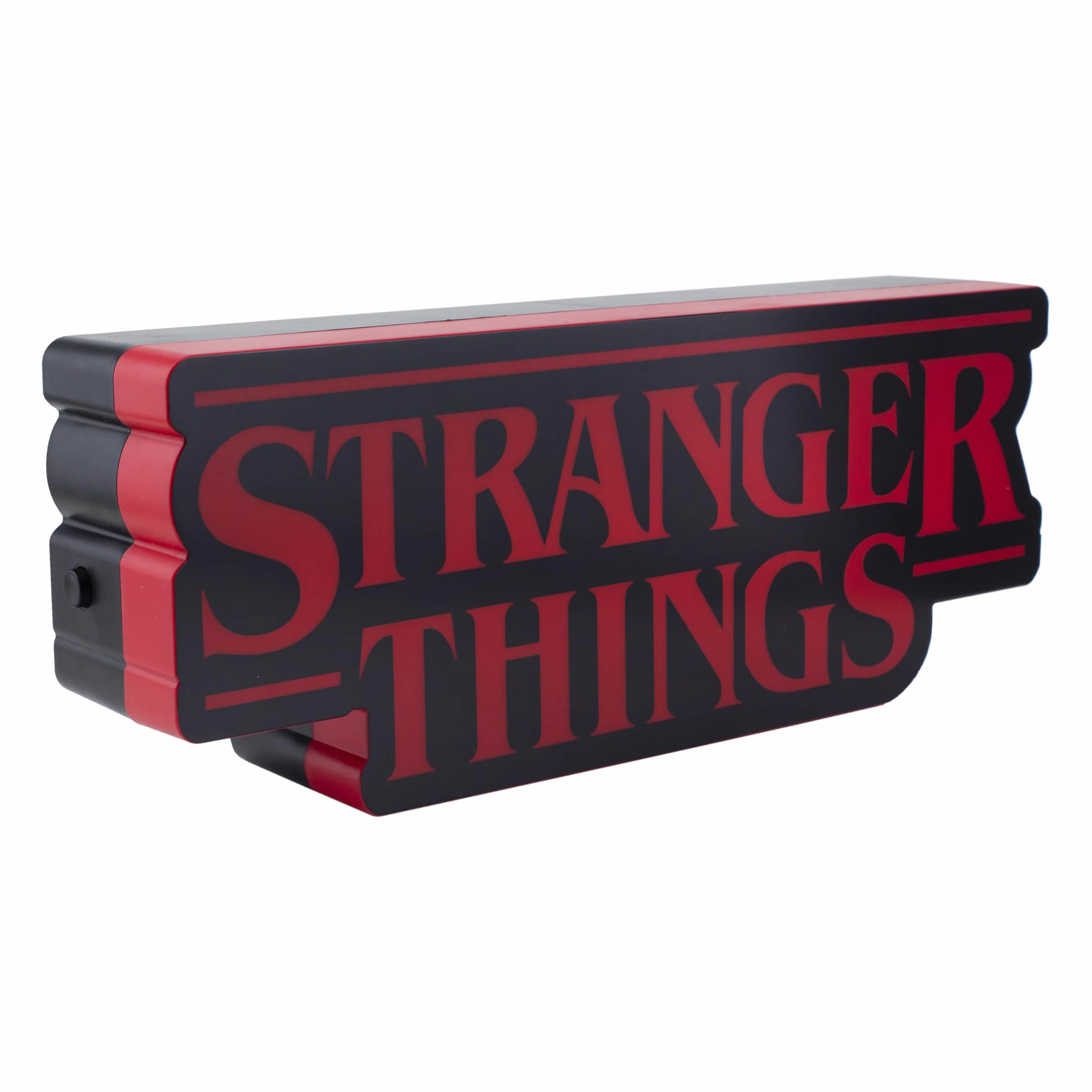 Paladone Lampada Logo Stranger Things, 30 cm (11,8") di Larghezza, Lampada da Parete o Scrivania con Alimentazione USB o a Batterie, Modalità Luce Fase e Pulsazione, Prodotto Ufficiale Netflix