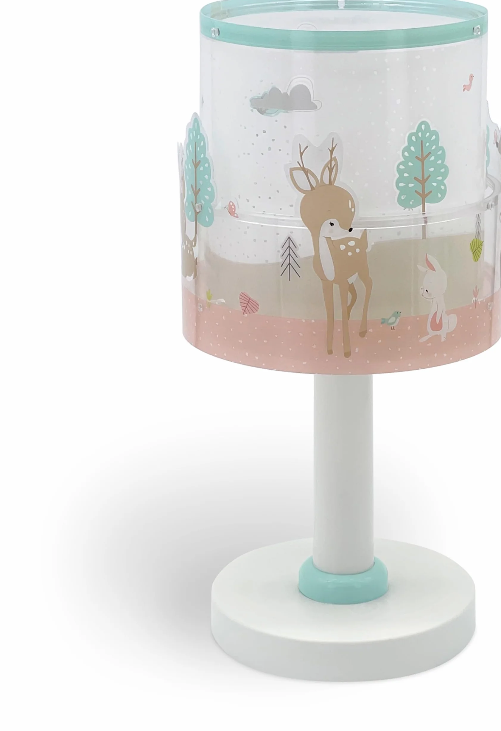 Dalber Lampada da tavolo o comodino per bambini Loving Deer cervo, 61271N, G4-4W LED - Lampadina inclusa