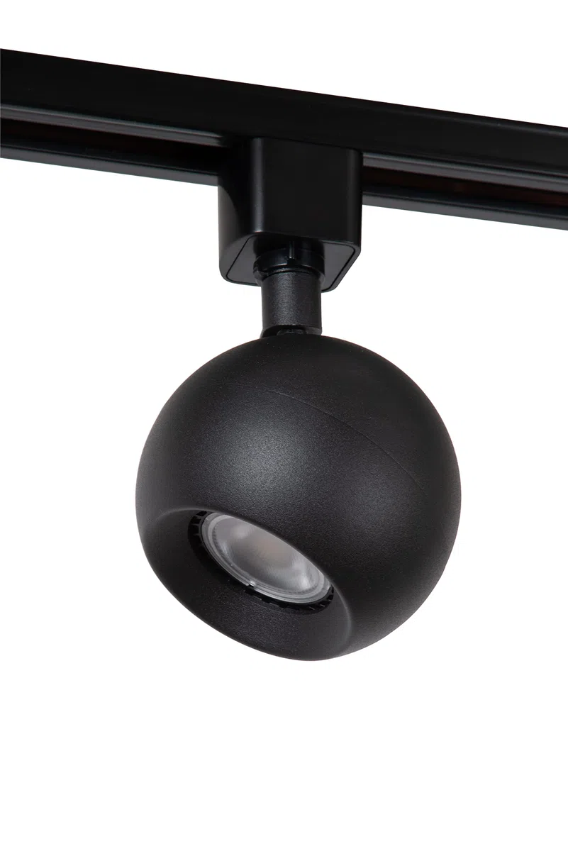 LUCIDE Track FAVORI Trackspot - Sistema ferroviario monofase/Illuminazione a guida di alimentazione - 1 x GU10 - Nero (Estensione)