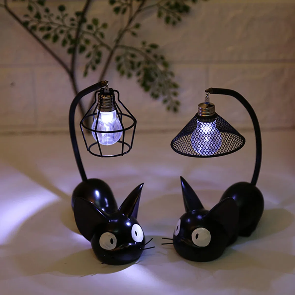 Luce notturna, lampada da scrivania per gatti, luce notturna a forma di gatto, luce notturna a LED, per la cameretta dei bambini, decorazione domestica (B)