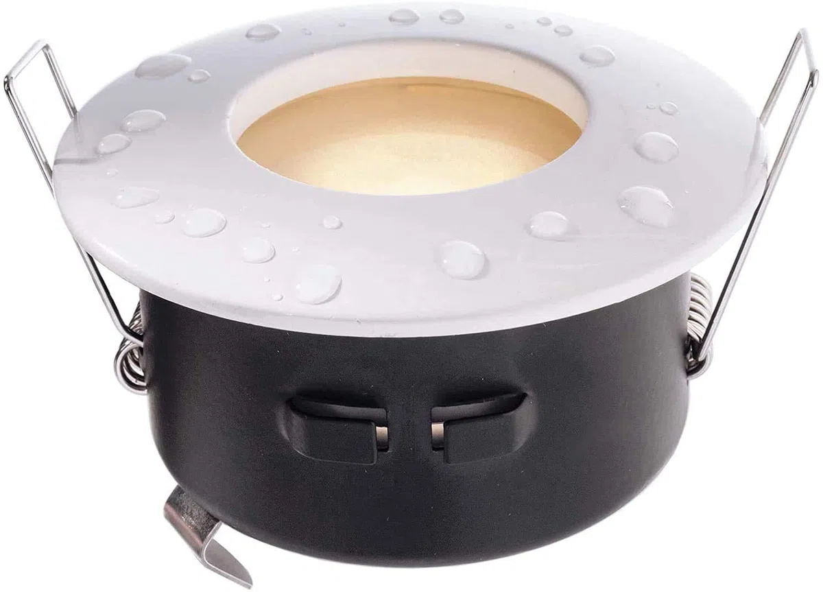 Faretto incasso ambienti umidi 12V LED 8W 4000K sauna box doccia bagno turco IP65 (colore bianco)
