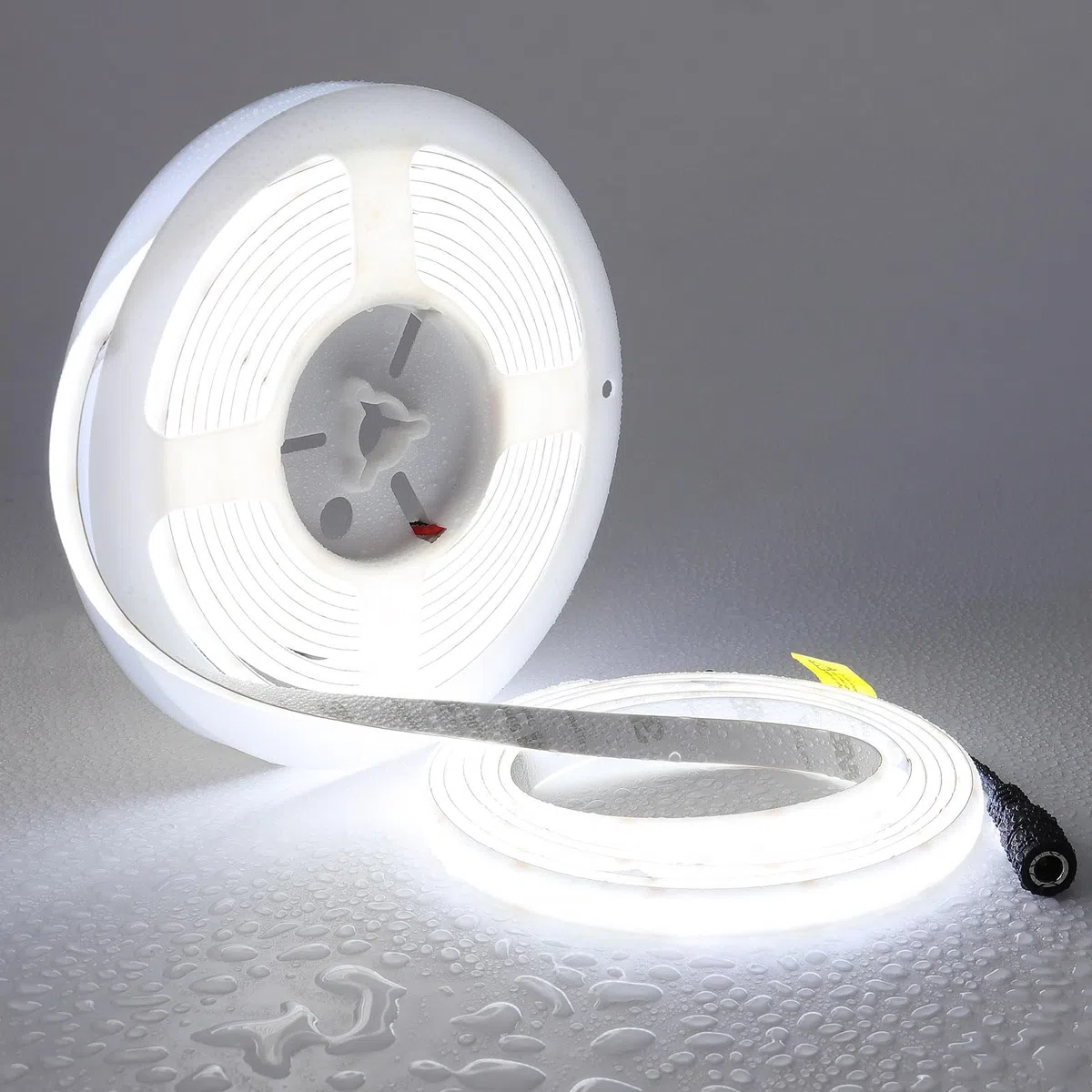 TOPAI Striscia LED Neon 24V 5M Bianco Freddo 6000K 20W/m Impermeabile IP65 | 2100Lm/m Alta luminosità, Senza punti, 238LEDs/m Autoadesiva, Flessibile Tagliabile, Meglio della striscia LED COB