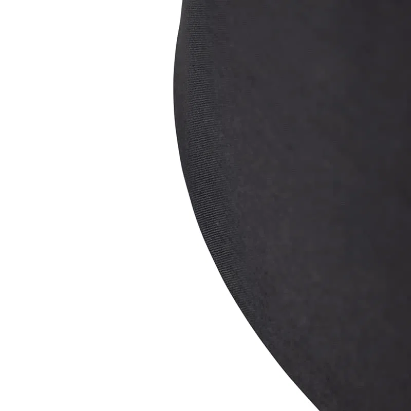 QAZQA rond schuin katoen - Paralume Moderno - luce - Ø 400 mm - Nero - Moderno -