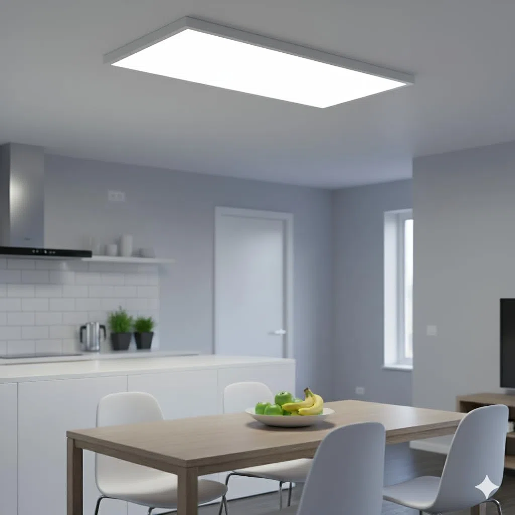 M Ledme - Pannello LED rettangolare da superficie, serie Home, luce regolabile da calda a fredda, CCT, 90X30 cm, 36W, IP40, progettato per interni asciutti