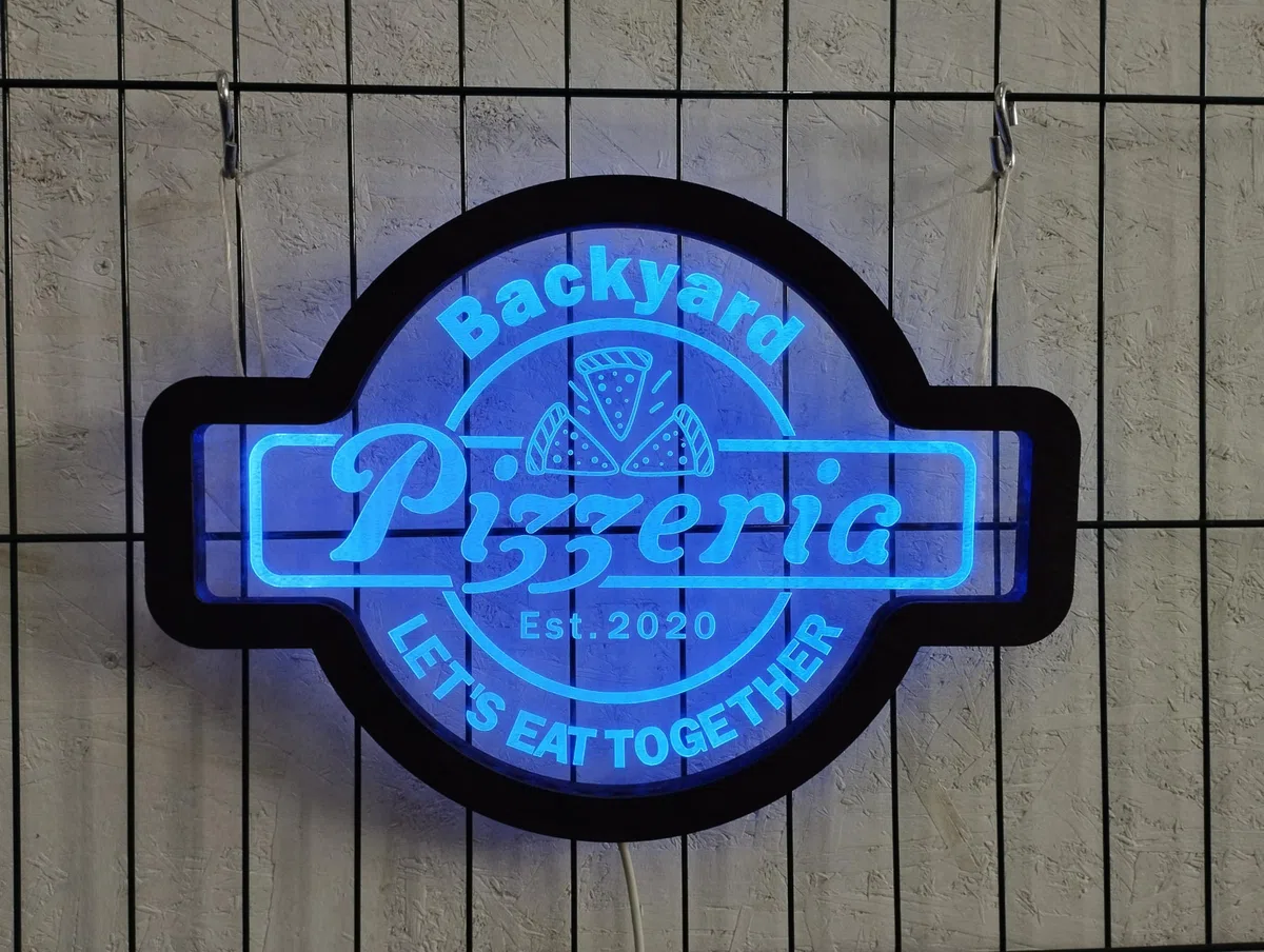 Insegna Al Neon per Pizza, Insegna a LED per Pizza, Insegna Luminosa per Pizza, Insegna Al Neon per Pizzeria, Decorazione Da Parete per Pizzeria, Decorazione per Ristorante Italiano
