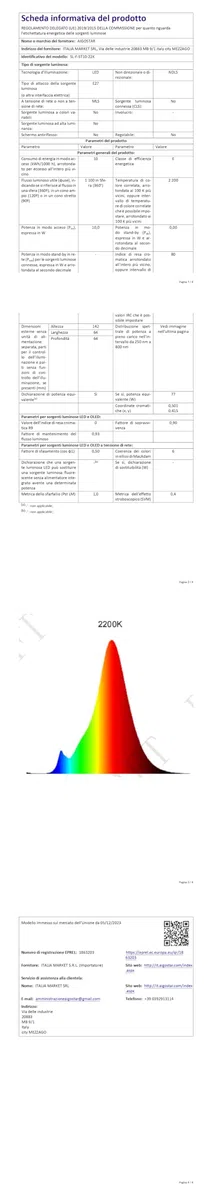 Aigostar ST64 - Lampadina Stile Vintage Edison, Led E27 Da 10W (Equivalente A 77W)，Filamento Led Bianco Caldo (2200K)， 1100 Lumens，Non Dimmerabile， Confezione Da 6 Unità