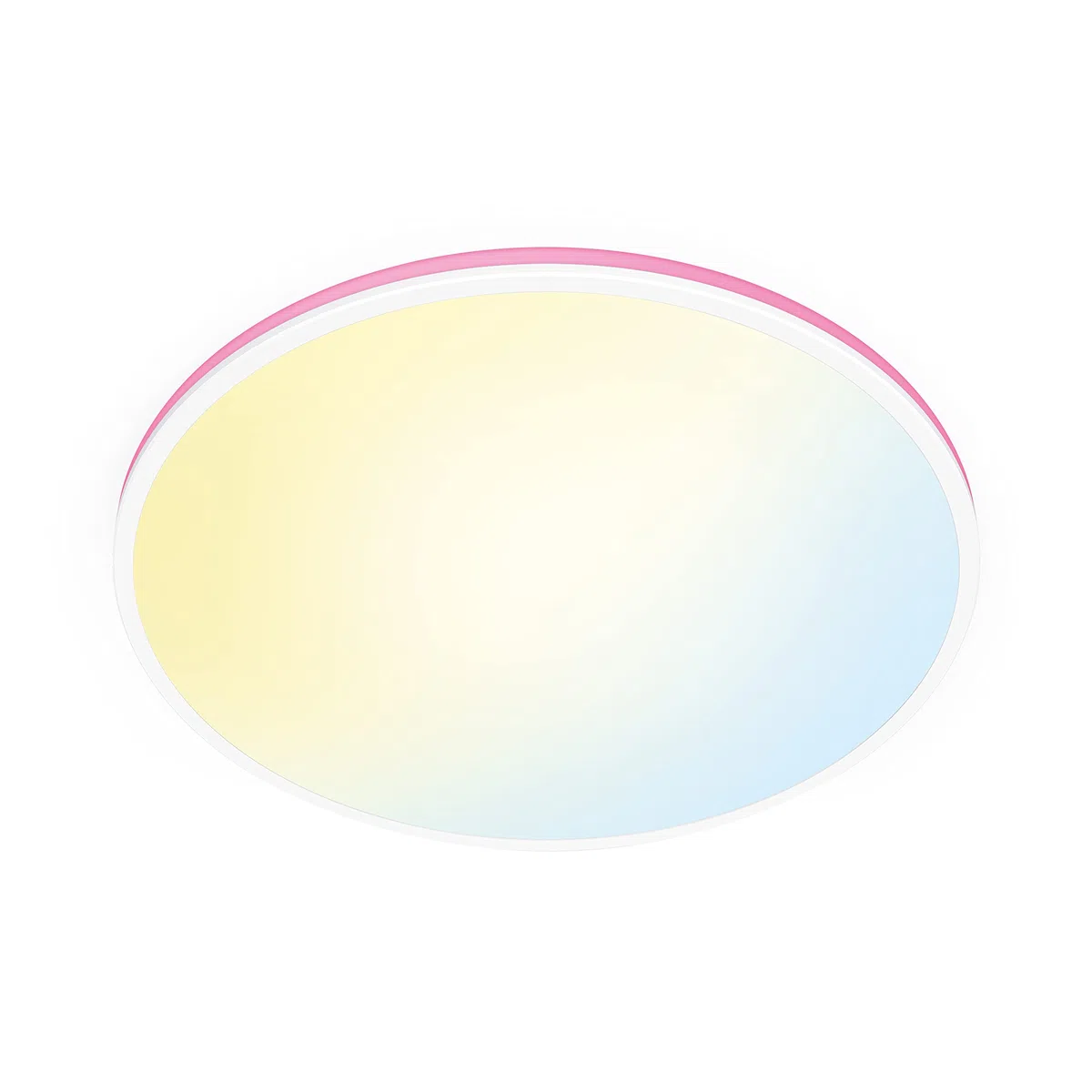 WiZ Plafoniera Smart Arca WiFi, Dual Zone, Dimmerabile, Luce Centrale Bianca Dinamica, Luce Laterale Colorata, 22W, Bianco, Tecnologia SpaceSense, Controllo Vocale (Alexa, Apple HomeKit, Google Home)