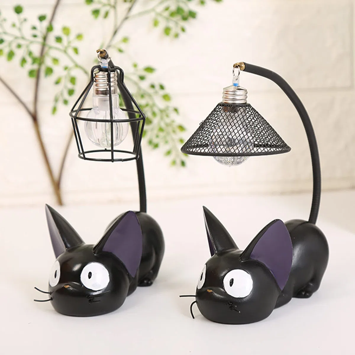 Luce notturna, lampada da scrivania per gatti, luce notturna a forma di gatto, luce notturna a LED, per la cameretta dei bambini, decorazione domestica (B)