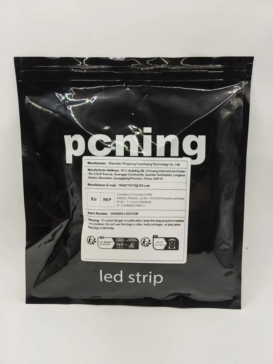 IP67 COB LED Striscia 1M 220V, 280 led/m Super Brillante Impermeabile Strip 1 Metro Bianco Caldo 3000K (Bianco Caldo, 1)