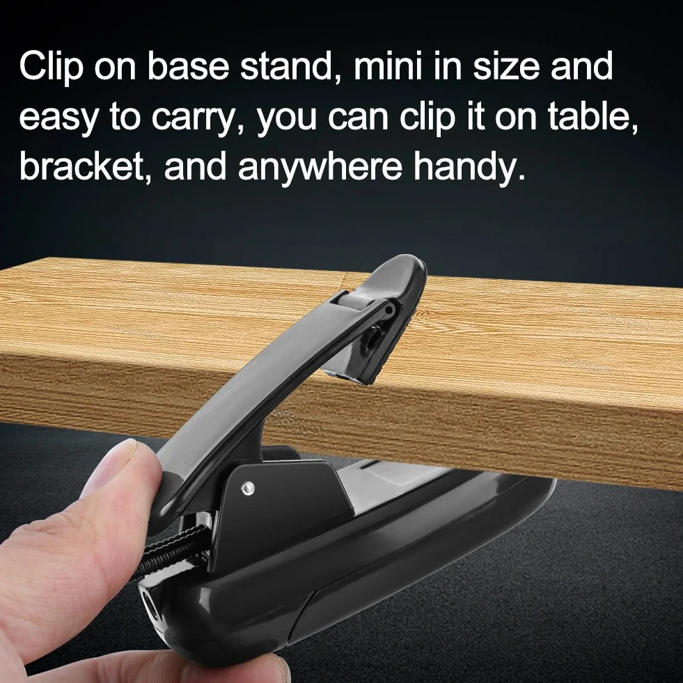 Tiiyee Lampada Led da Leggio Musicale, Lettura Luce Libro Notturna Mini Ricaricabile Usb A Letto Libri per Doppia Testa Clip Luci Tavolo Collo Morsetto Flessibile Adatto E-Reader Studio Camera